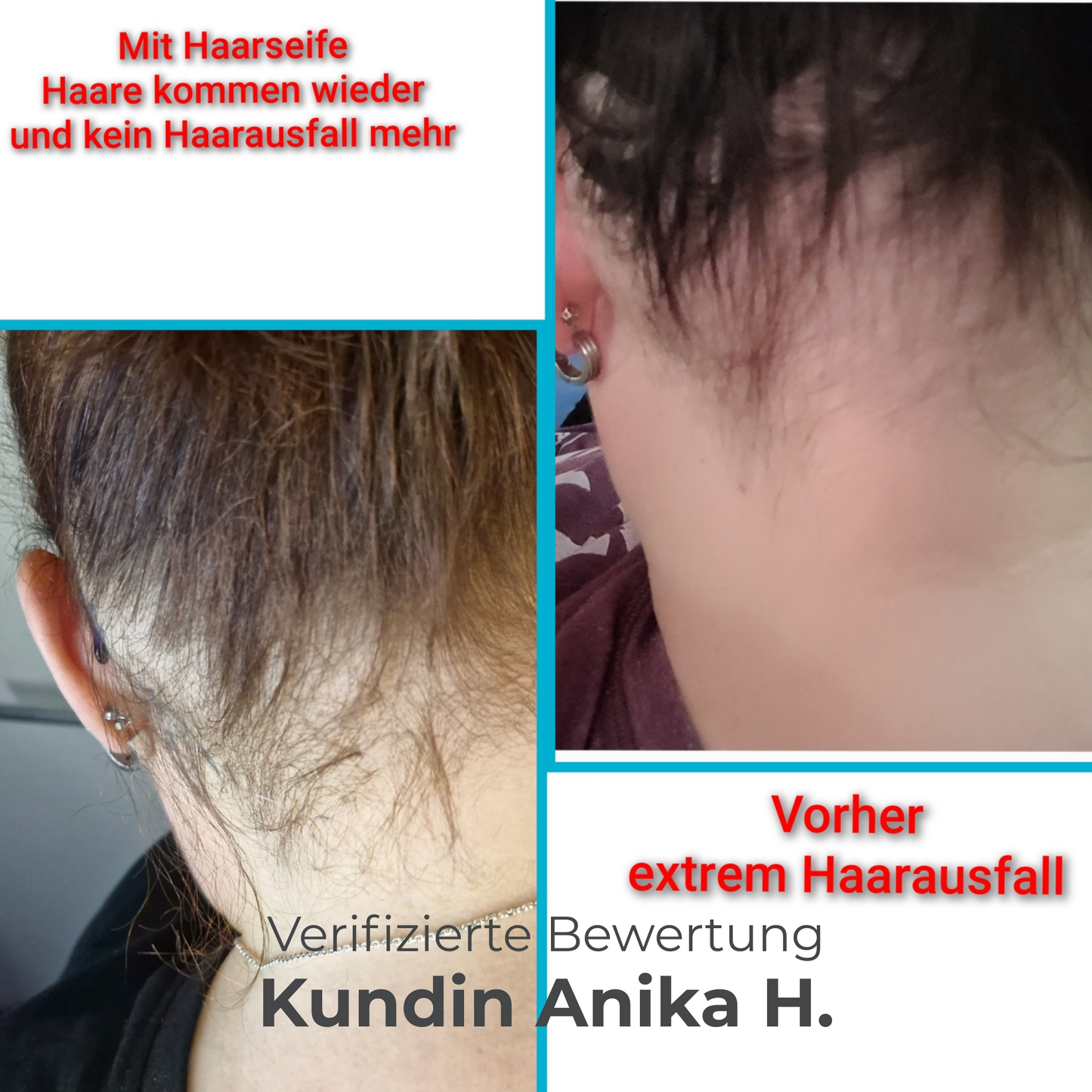 15% Lavendel mit Kamille & Kaffee Haarseife (Haarwachstum & Tiefenpflege)