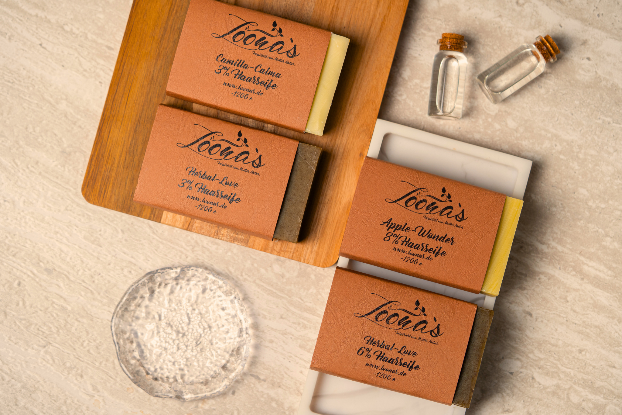 PURE DETOX Haarseifen Set – Detox & Kopfhaut-Balance, natürliche Haarseife ohne Silikone