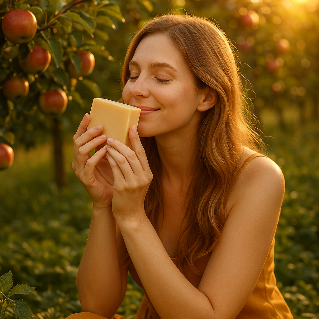 8% Apple-Wonder Haarseife (Haarglanz & fluffig-weiches Haar)