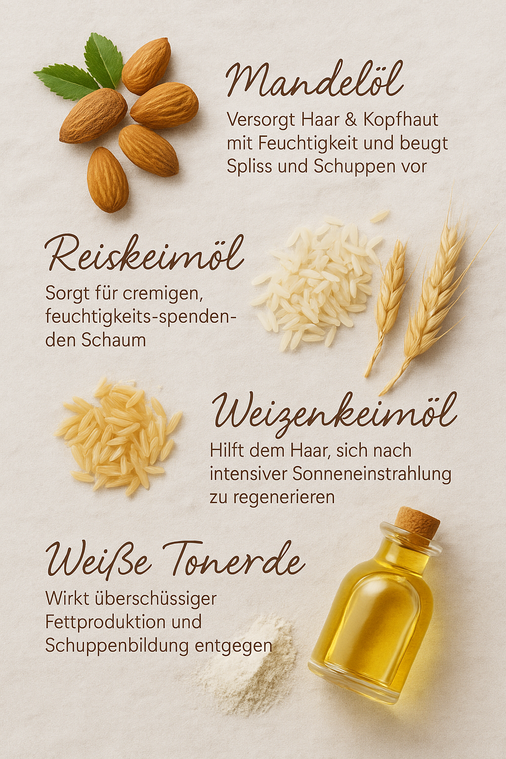 15% Lavendel mit Kamille & Kaffee Haarseife (Haarwachstum & Tiefenpflege)