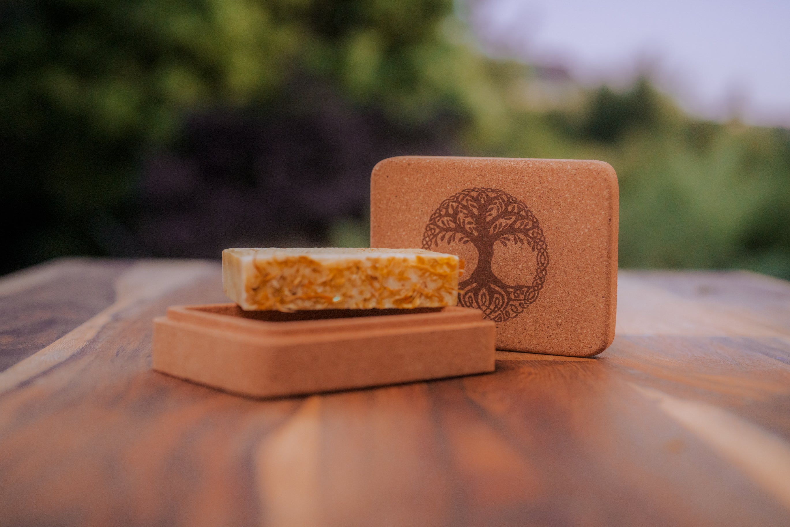 Kork-Reisebox für Seifen