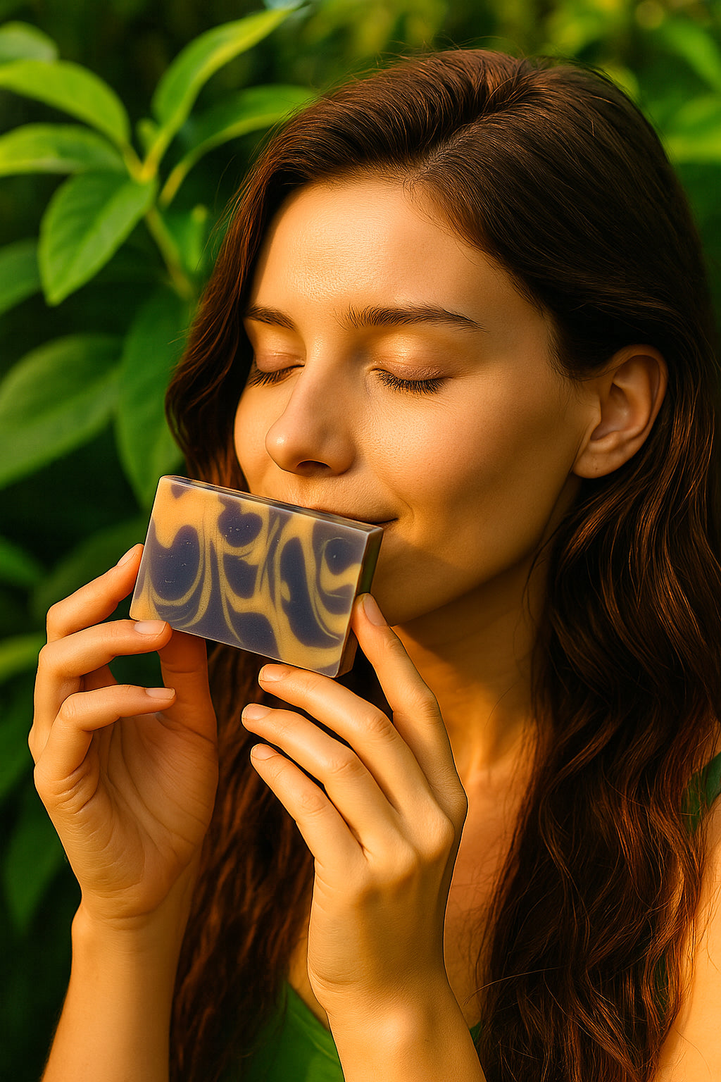 Natürliche Lavendel-Haarseife Luna Verde von Loona’s – Selfcare-Moment mit pflanzlicher Pflege, ideal für empfindliche Kopfhaut