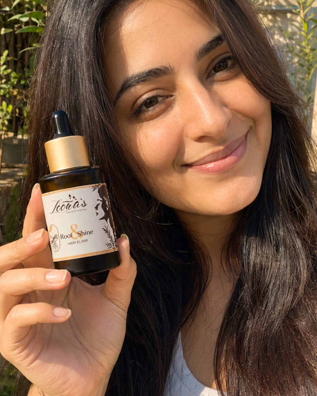 Root & Shine Hair Elixir im Alltag – natürliches Haaröl für seidigen Glanz von LOONAS Naturkosmetik