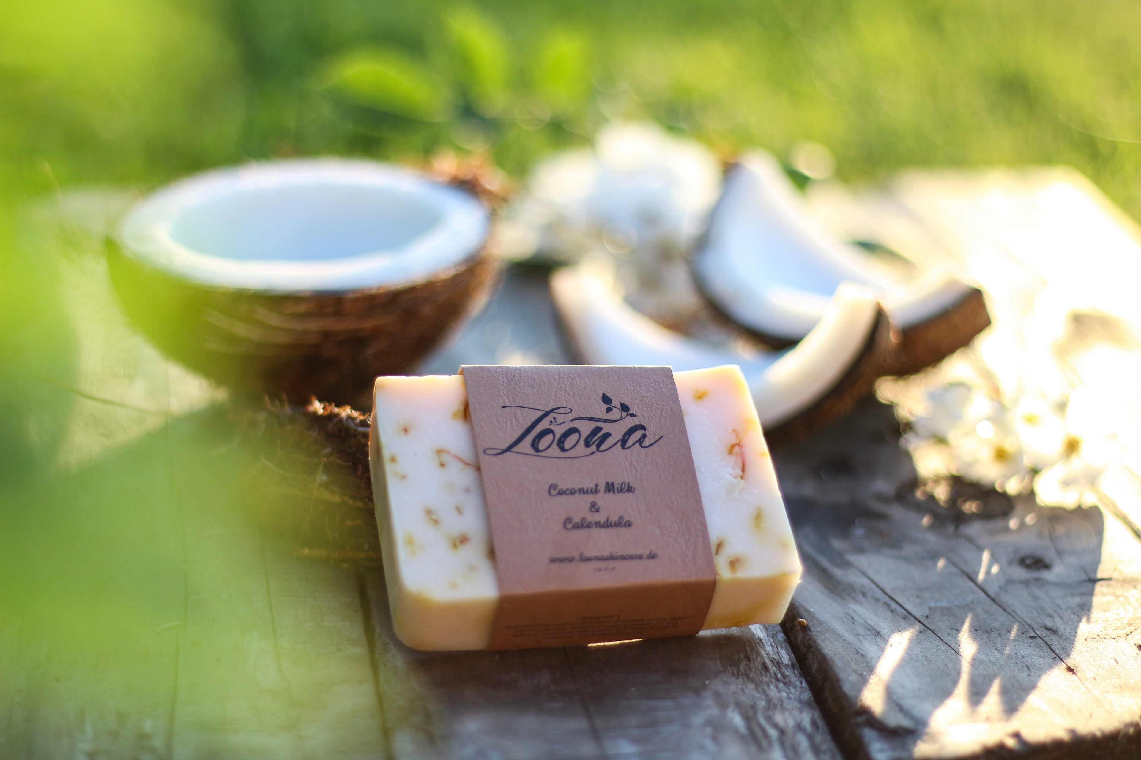 Naturseife mit Kokosmilch & Ringelblume Handseife