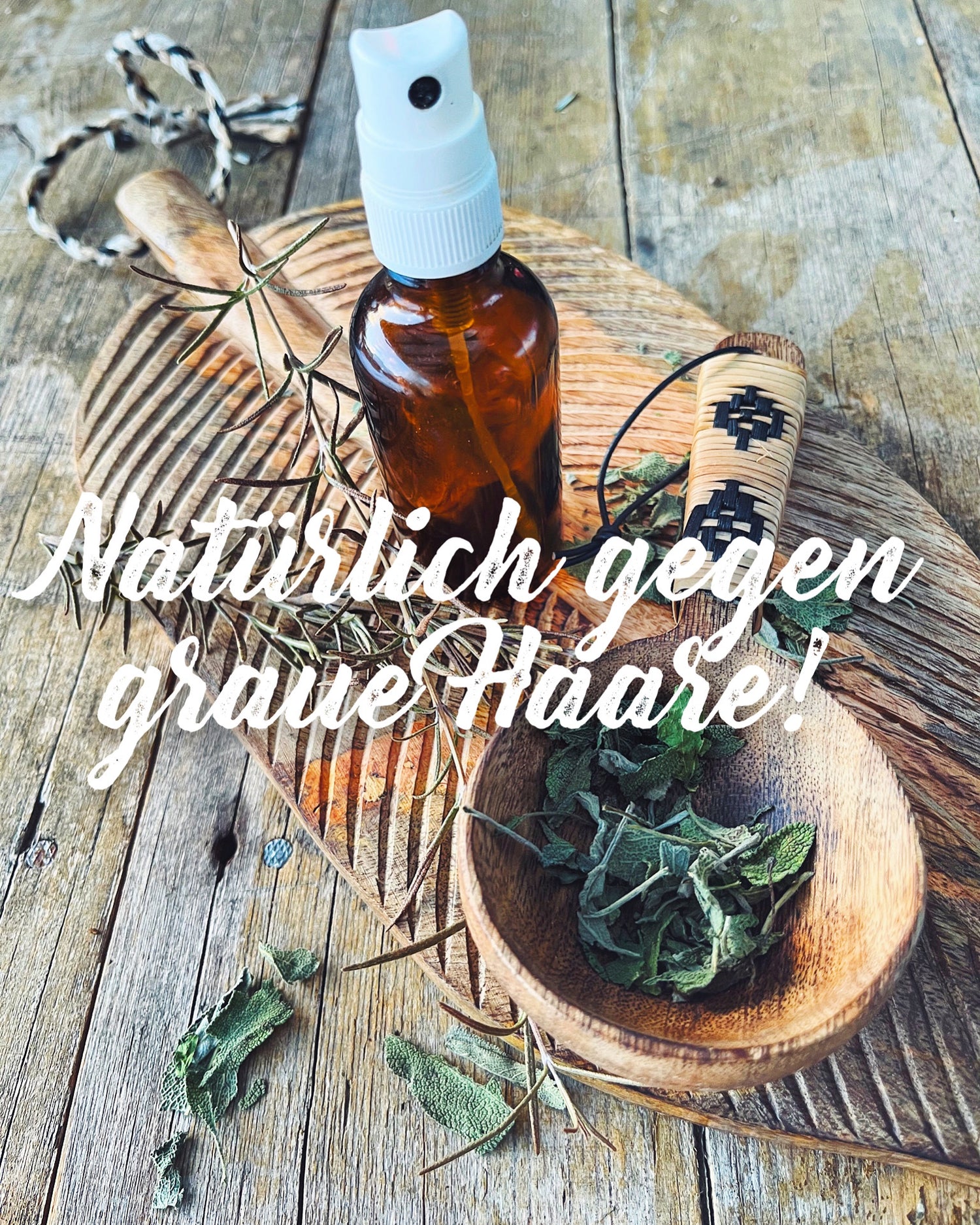 Ein natürliches Mittel gegen graue Haare? 🌱 SO geht's!