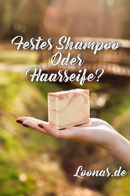 Was ist eigentlich der Unterscheid zwischen festem Shampoo und Haarseife? 🙋🏼‍♀️