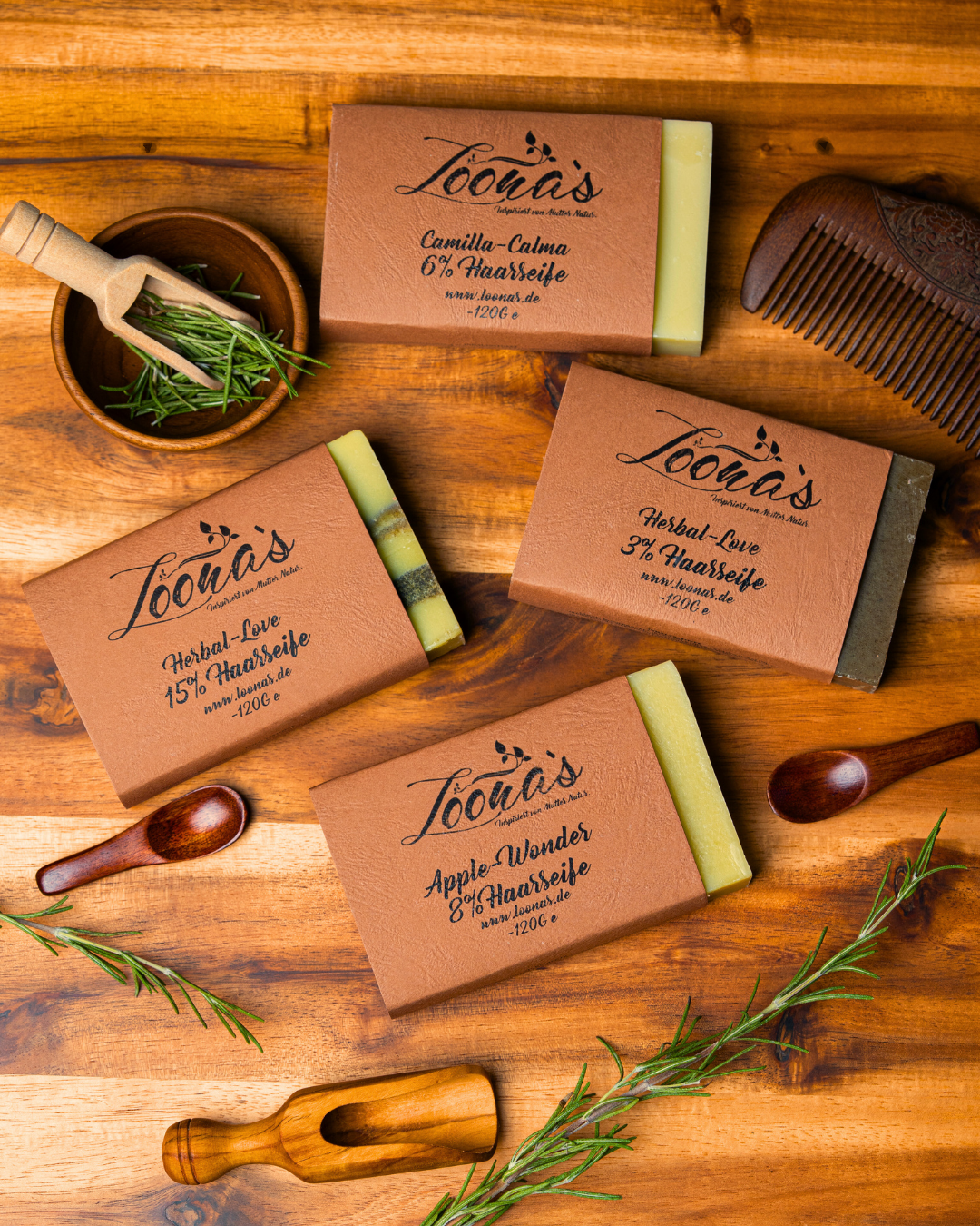 STRENGTH &amp; GROW Haarseifen Set – Kopfhaut aktivieren &amp; Haarwachstum fördern, natürliche Haarseife ohne Silikone