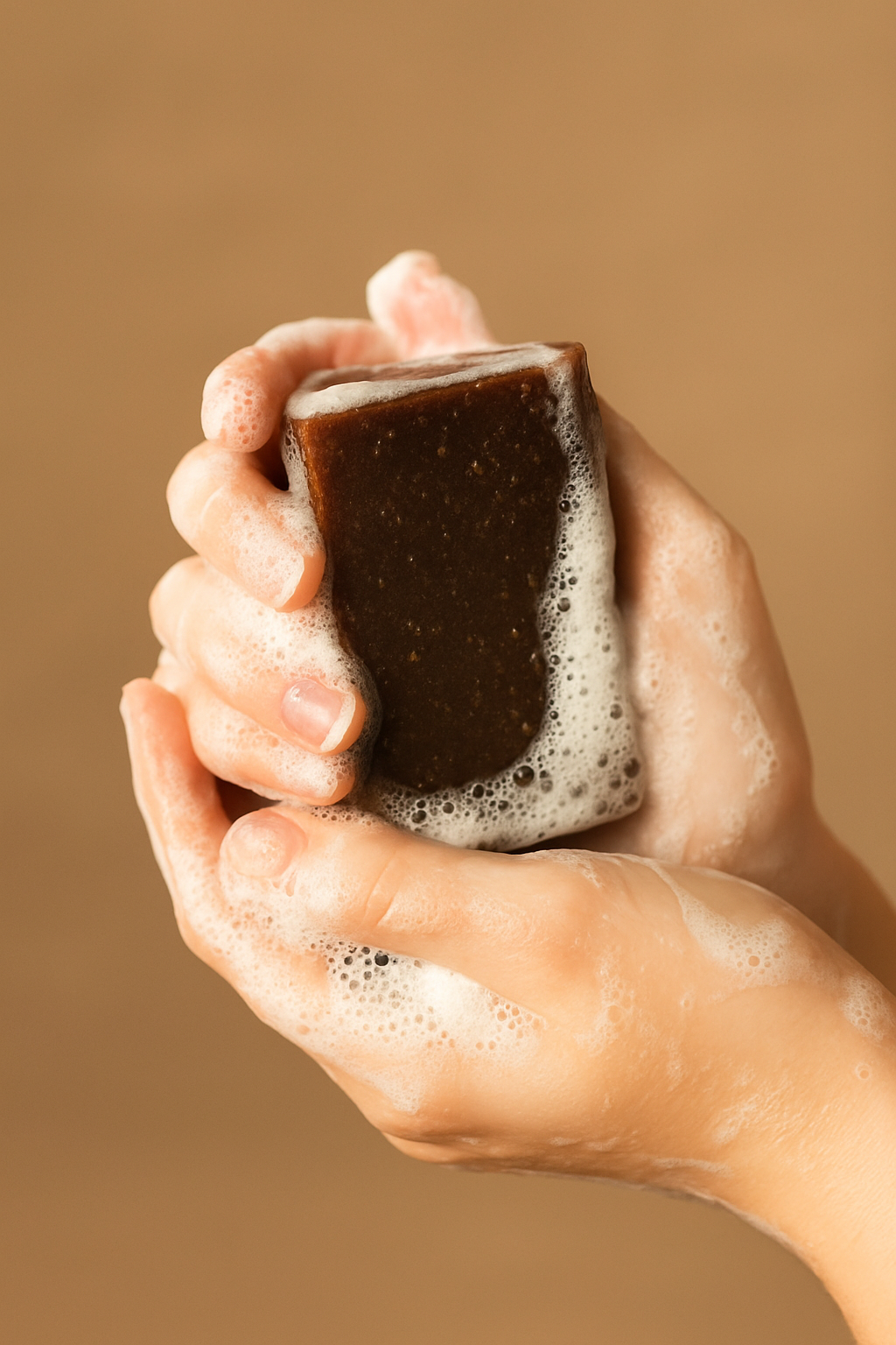 Schaumseife mit Kakao