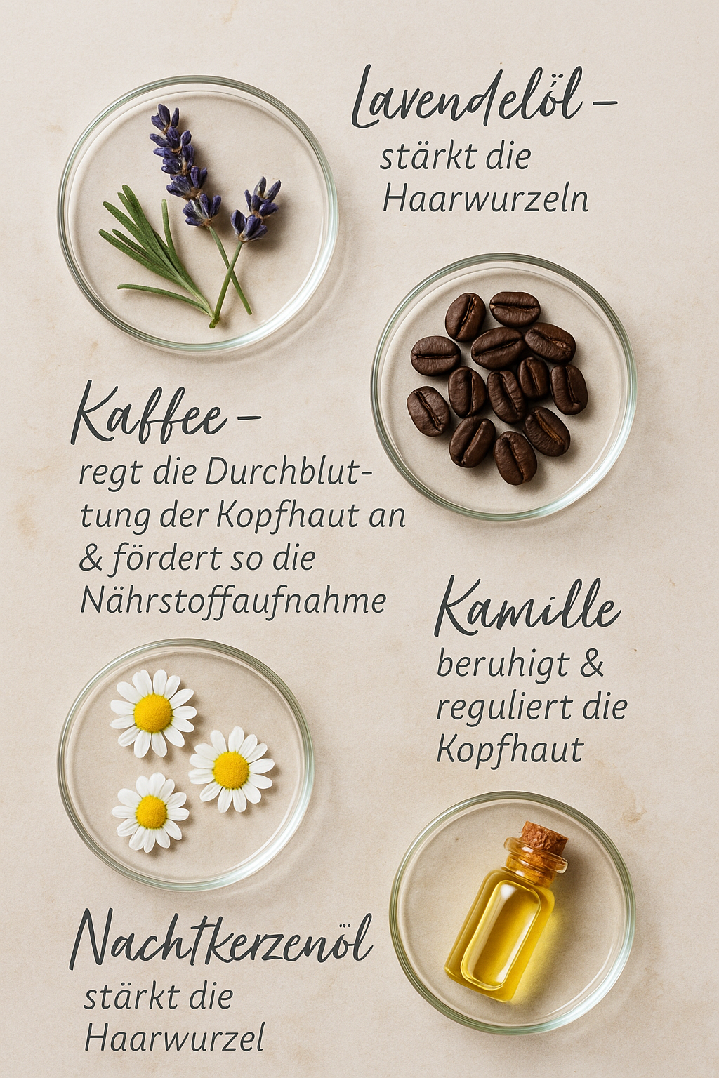 15% Lavendel mit Kamille & Kaffee Haarseife (Haarwachstum & Tiefenpflege)