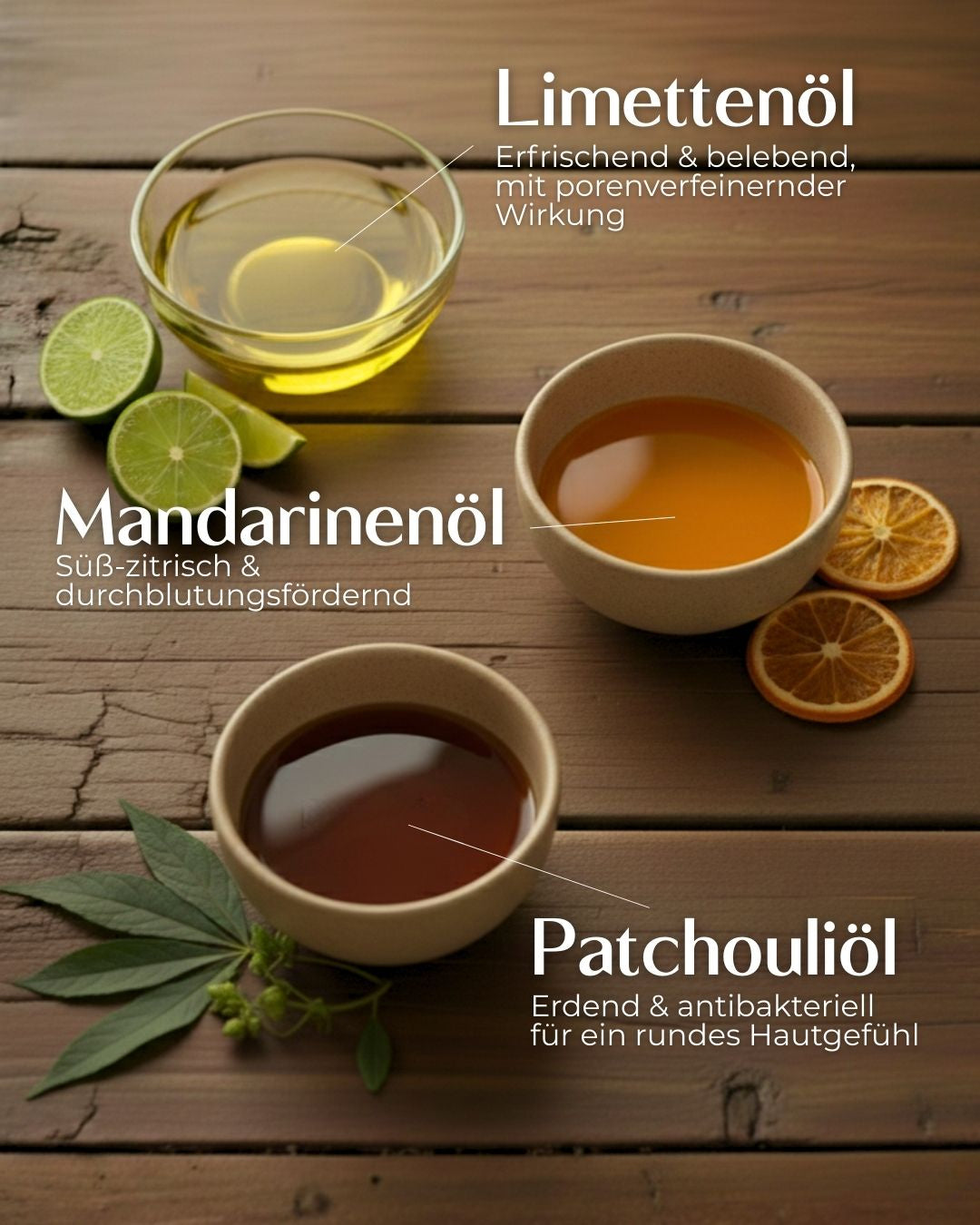 Rote Mandarine mit Patchouli &amp; Limette (Erfrischend &amp; mit sanftem Peeling-Effekt)