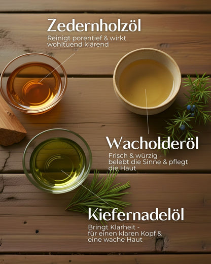 Kiefernadeltee mit Zedernholz &amp; Wacholderbeere - Detailansicht