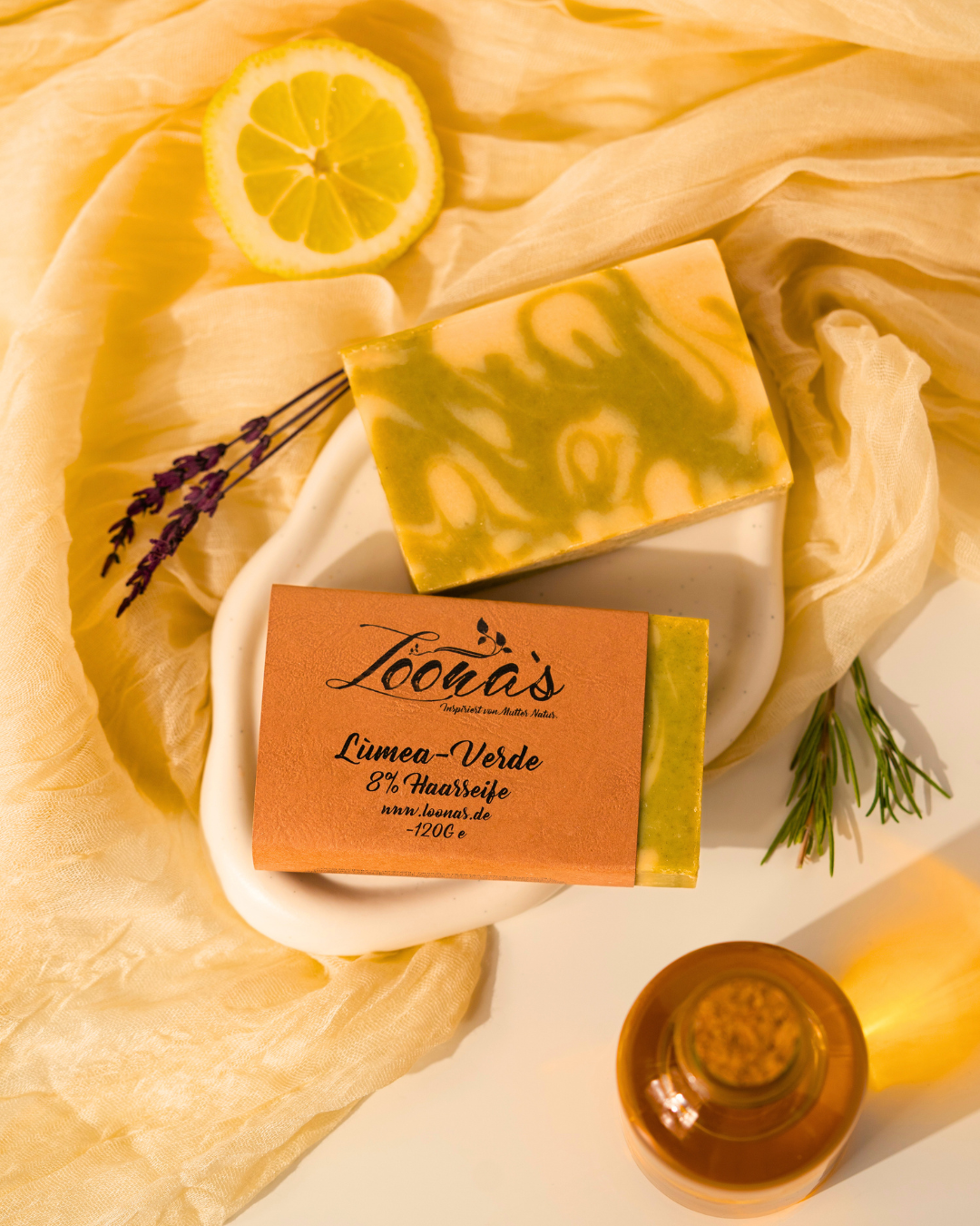 8% Lùmea Verde Haarseife (Sommer-Klärung &amp; Frische)