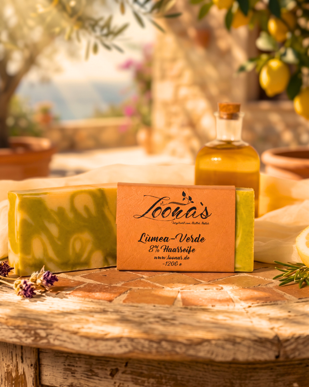 8% Lùmea Verde Haarseife (Sommer-Klärung &amp; Frische)