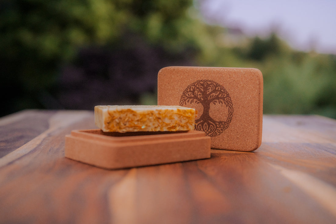 Kork-Reisebox für Seifen