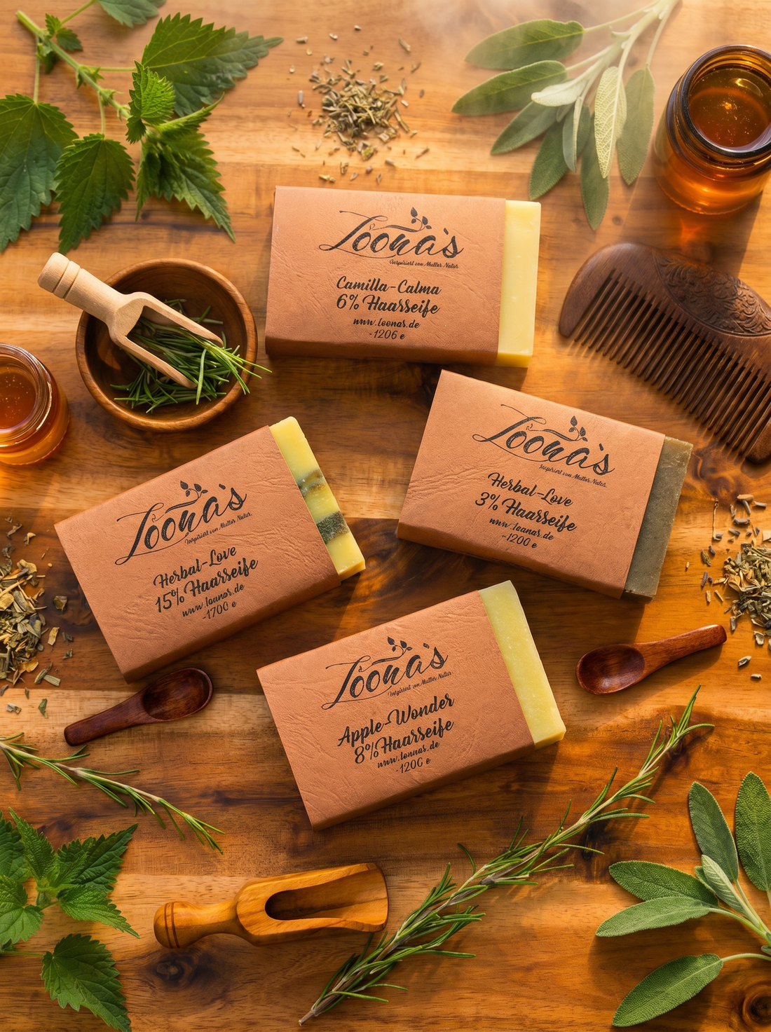 Loonas Strength &amp; Grow Box – Haarseifen-Set für feines und kraftloses Haar