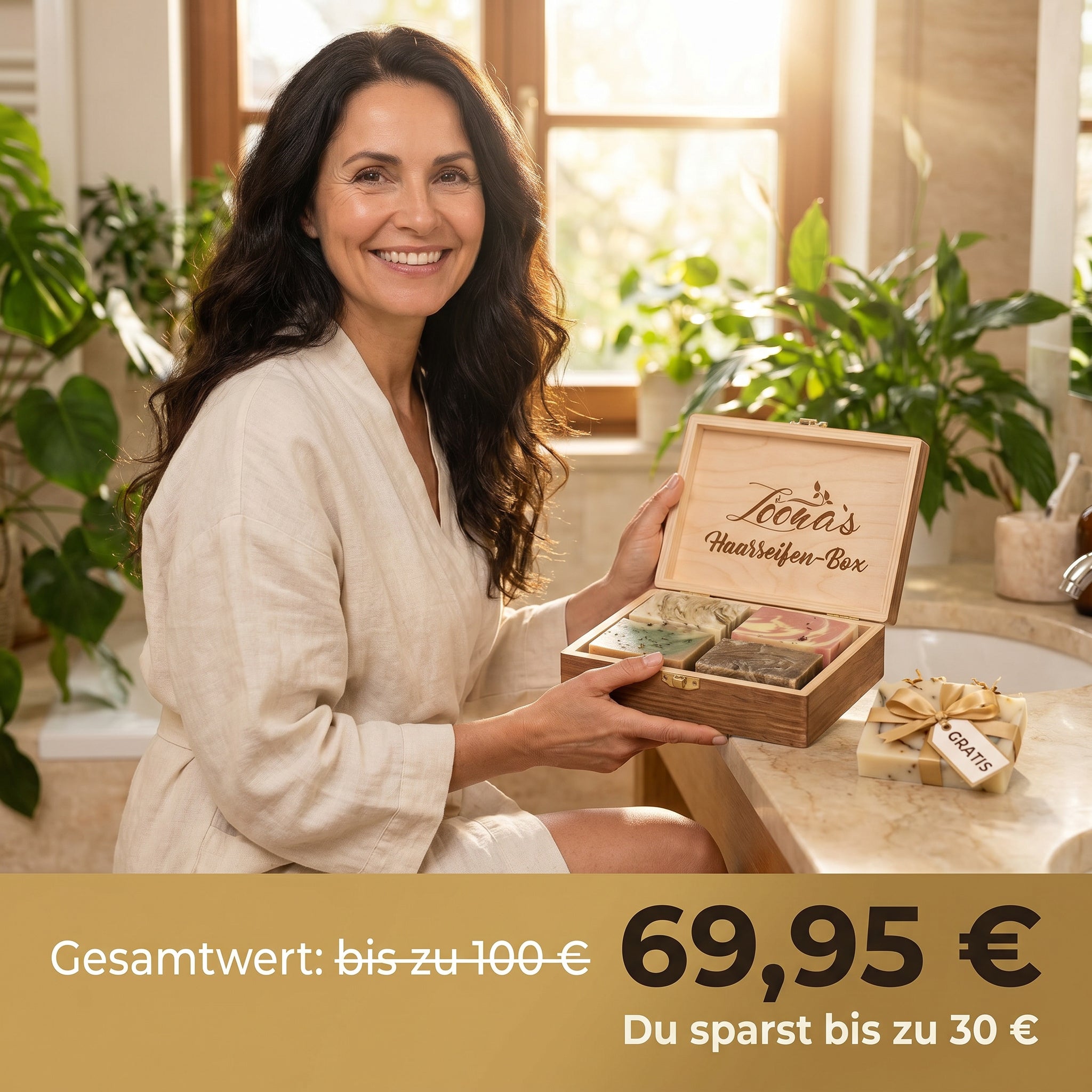 Für kurze Zeit: Gratis Körperseife zu jeder Haarseifen-Box