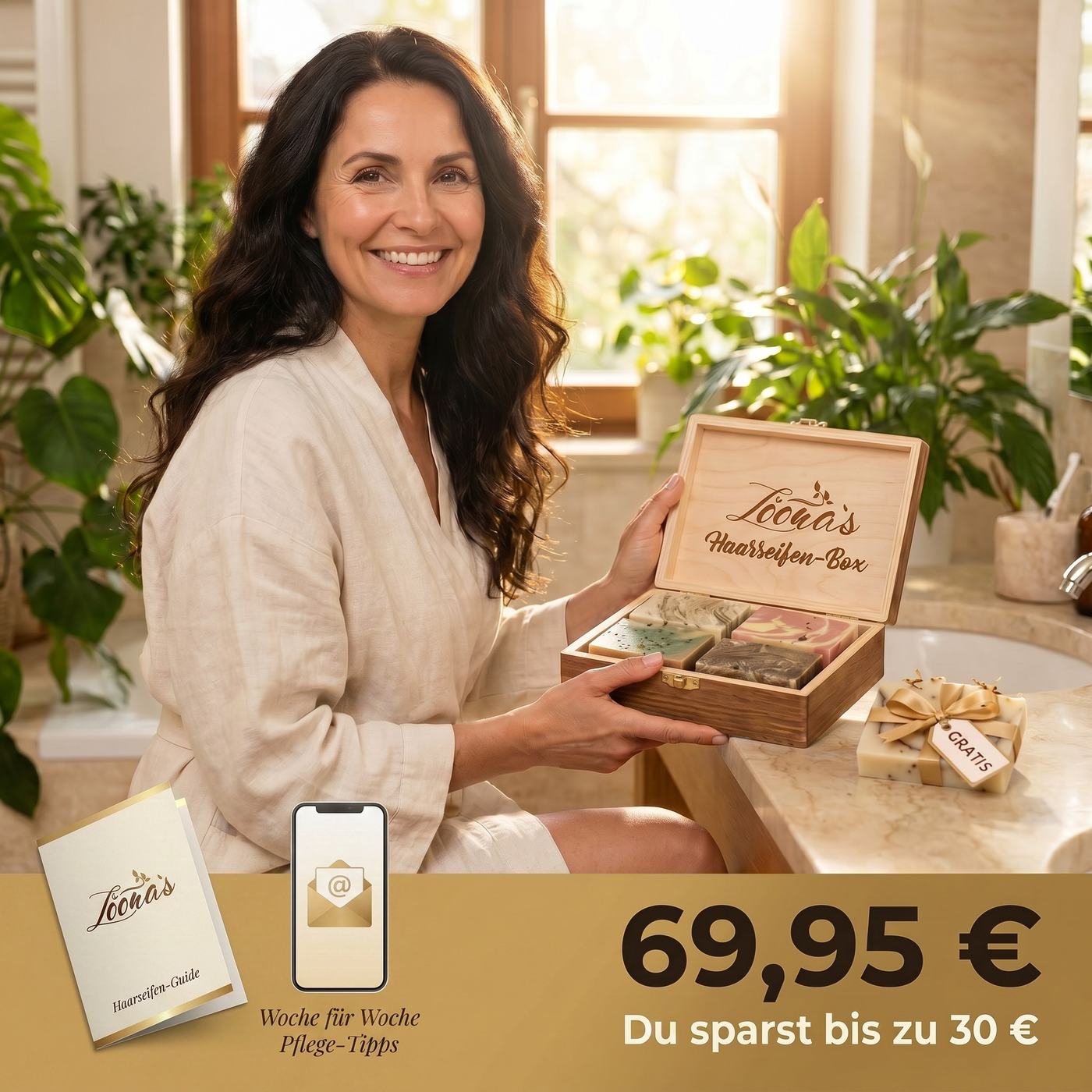Für kurze Zeit: Gratis Körperseife zu jeder Haarseifen-Box
