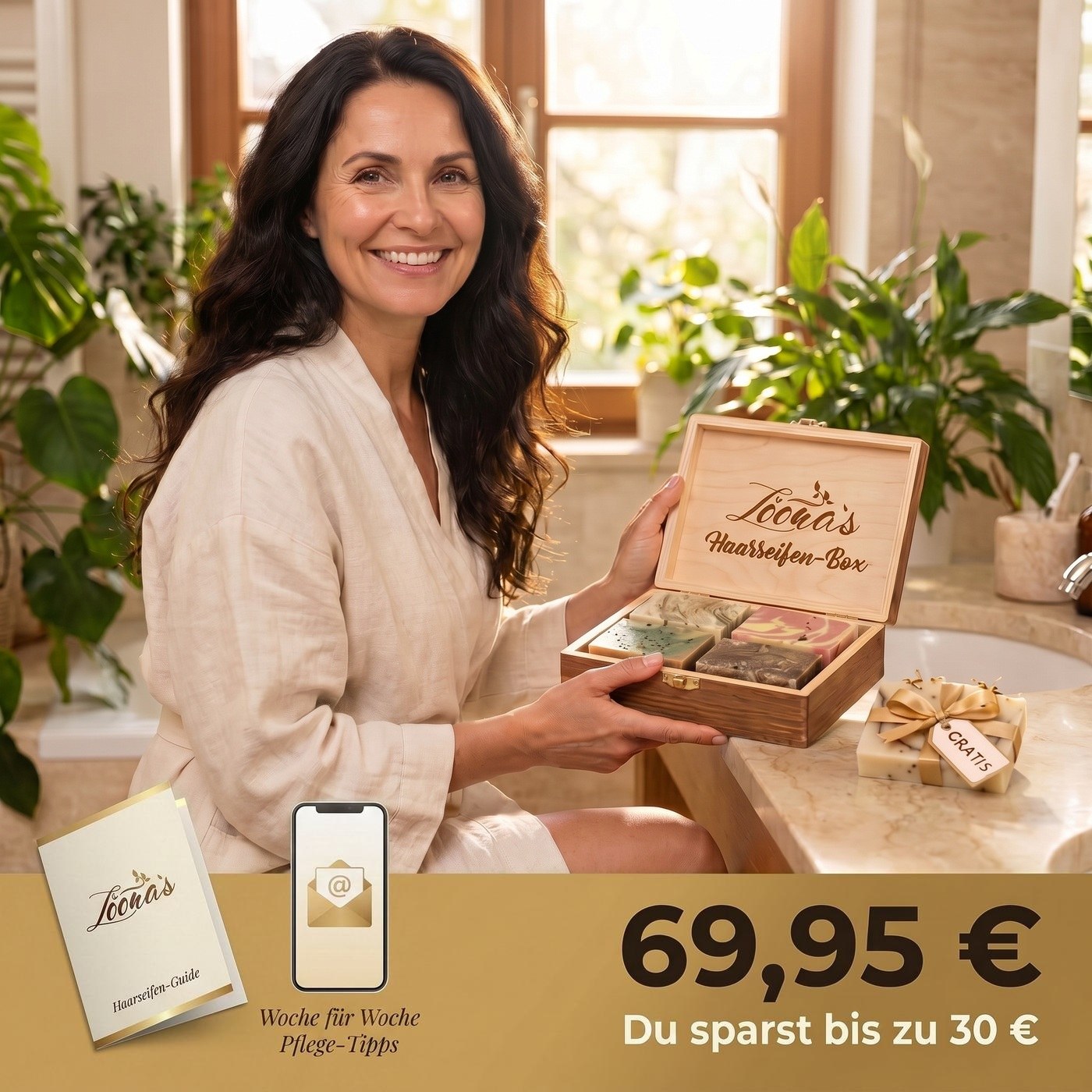 Für kurze Zeit: Gratis Körperseife zu jeder Haarseifen-Box